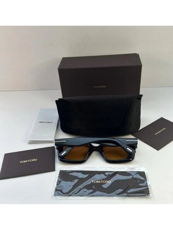 New Authentic Tom Ford Esme FT1157 01E Black Yellow TF1157 main image 5